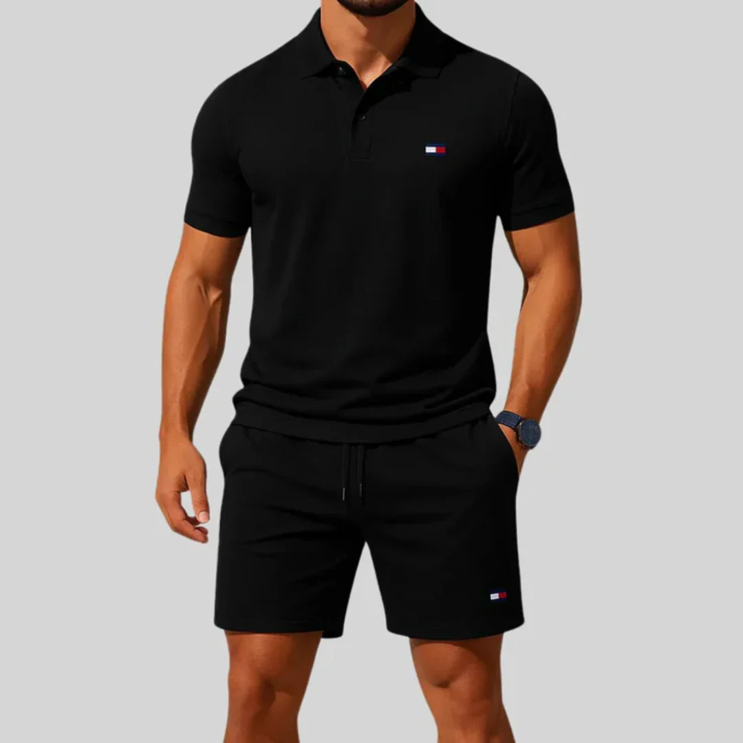 TM Men’s Casual Polo & Shorts Set