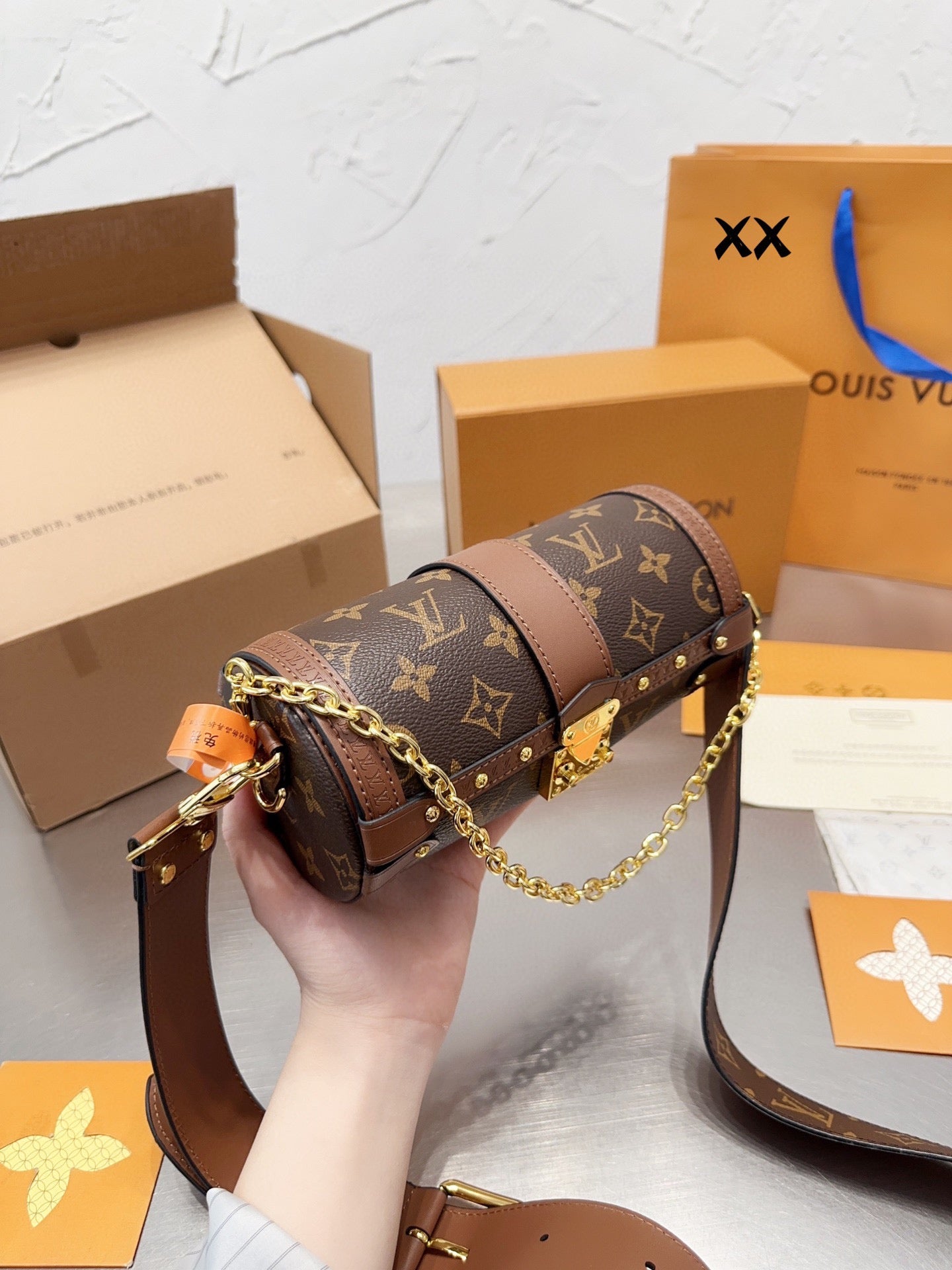 23 years new water wave pattern crossbody bag
