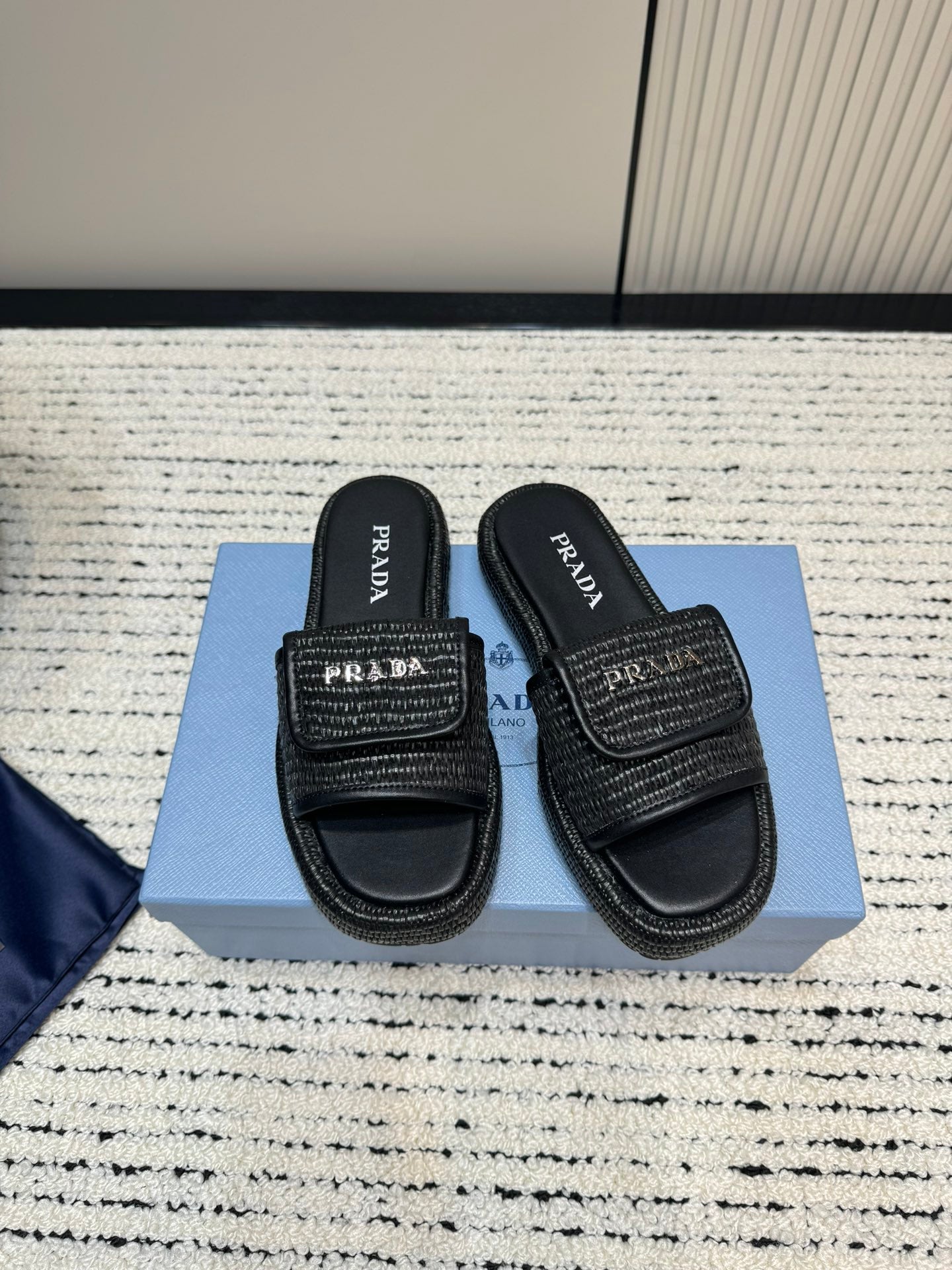 PRA* 24 New Straw Shoes Slippers 1:1 VIP