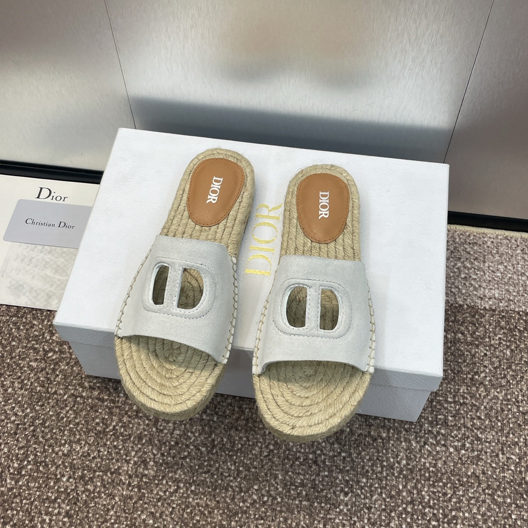 DIO* 24 new CD pig nose woven fisherman shoes