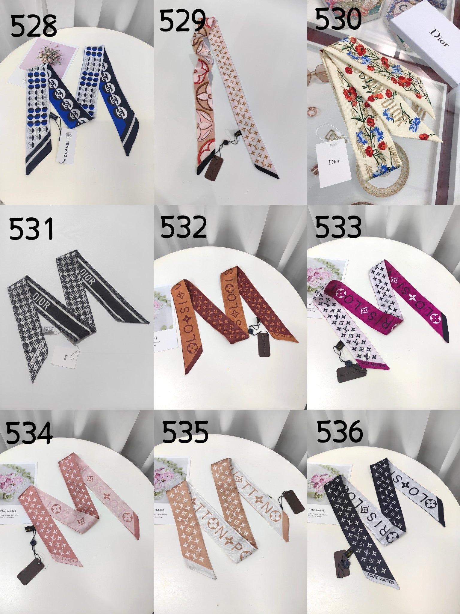 25SS New Silk Scarf