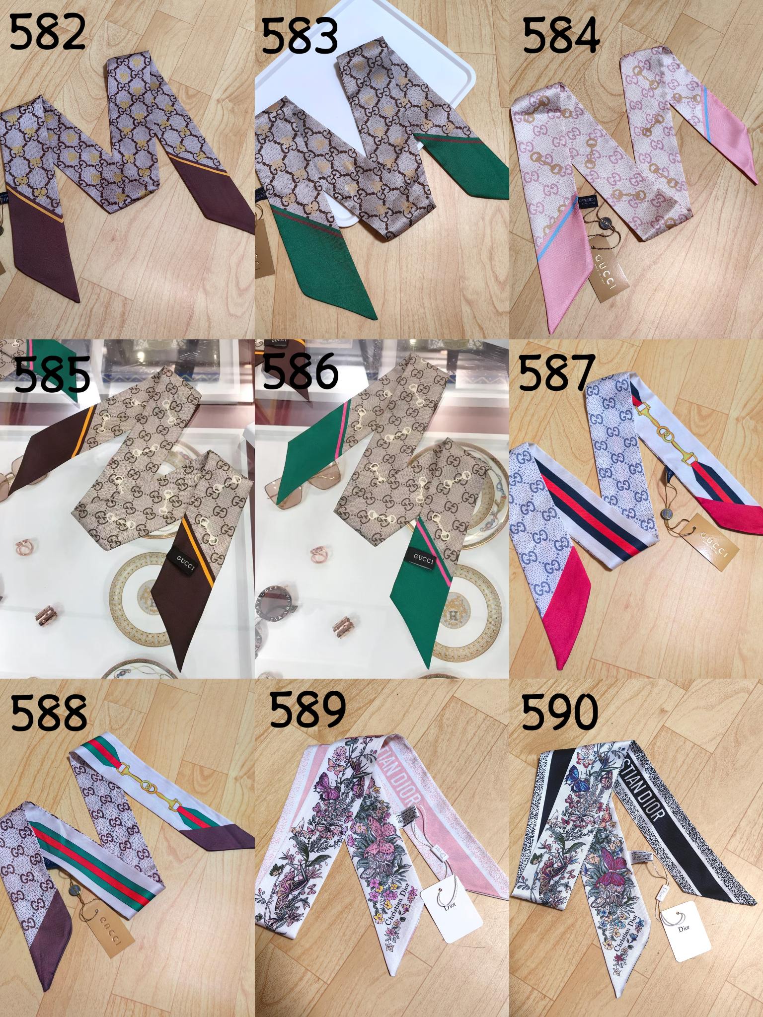 25SS New Silk Scarf