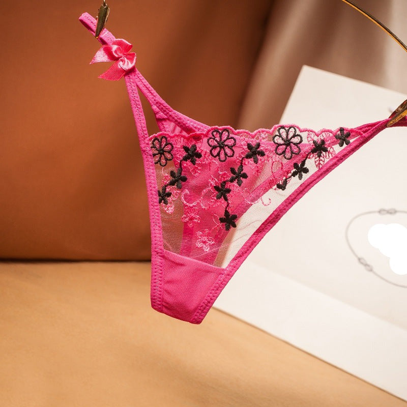 Beautifully Embroidered Thongs