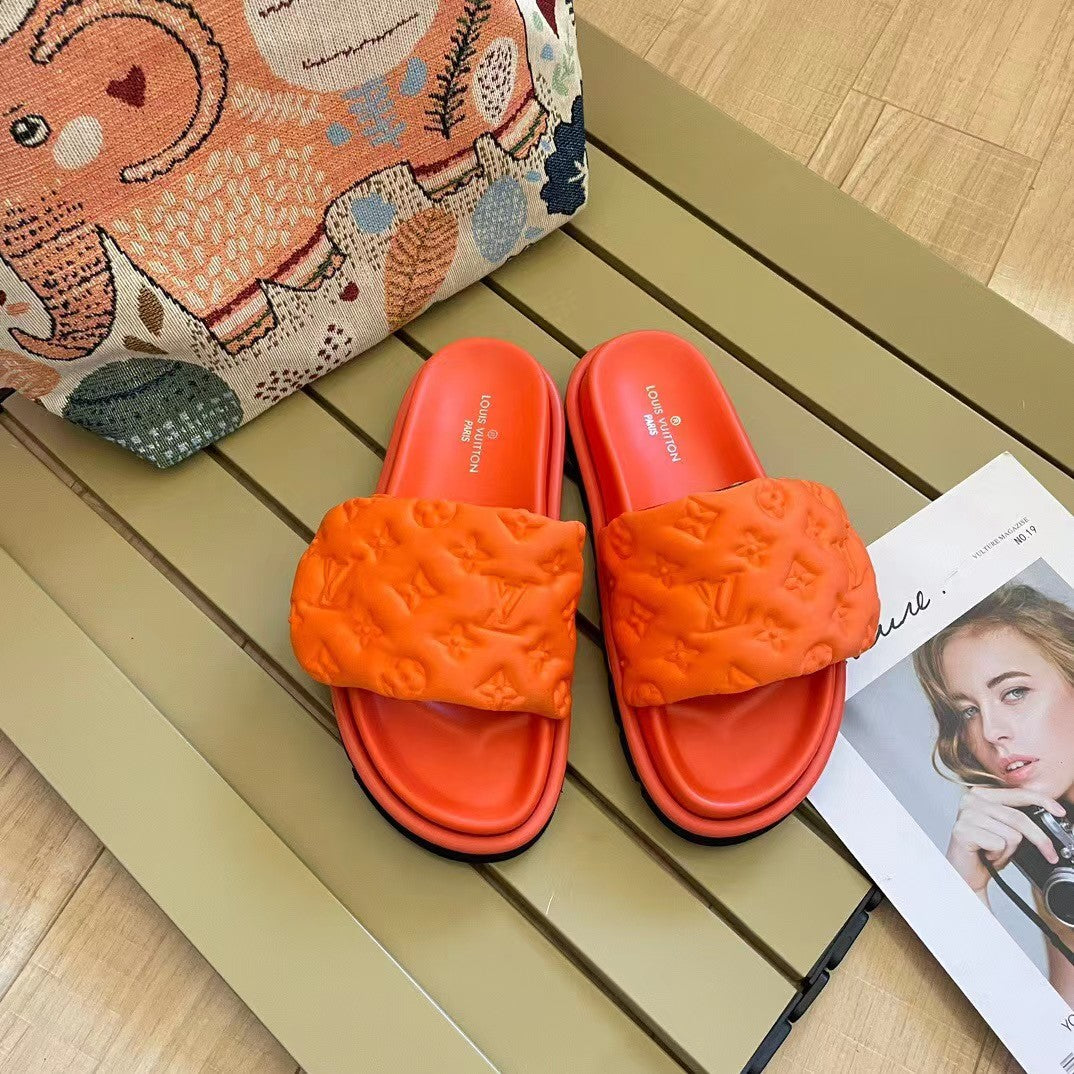 New beach slippers