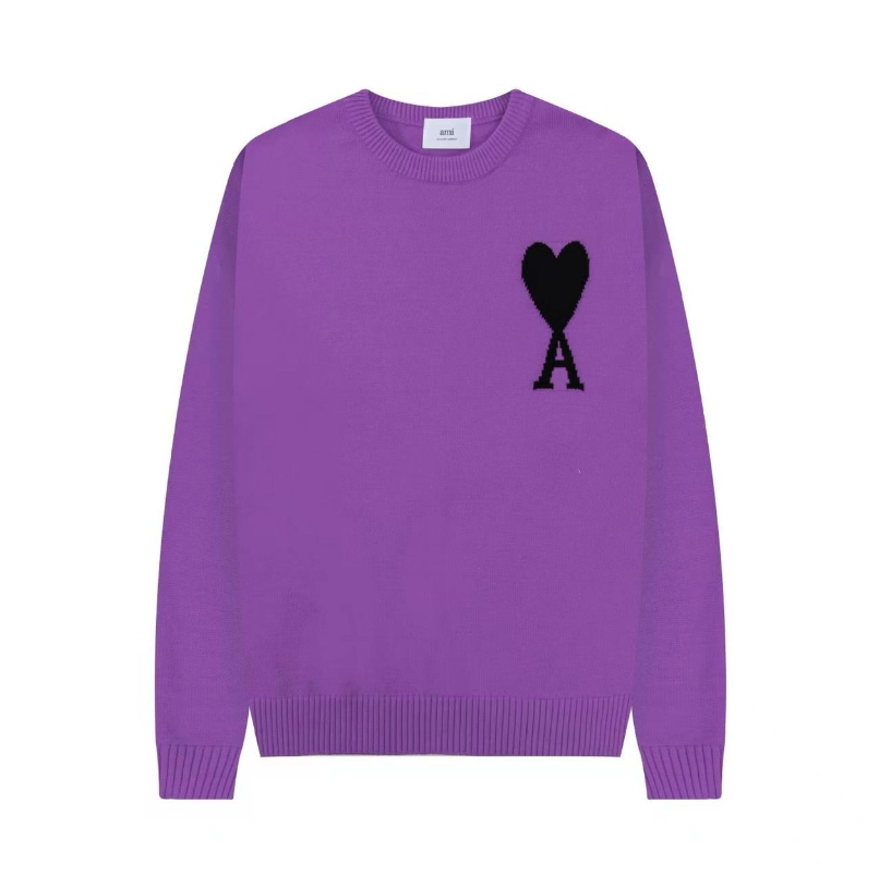 AM* Loose Crew Neck Sweater (20 Colors)