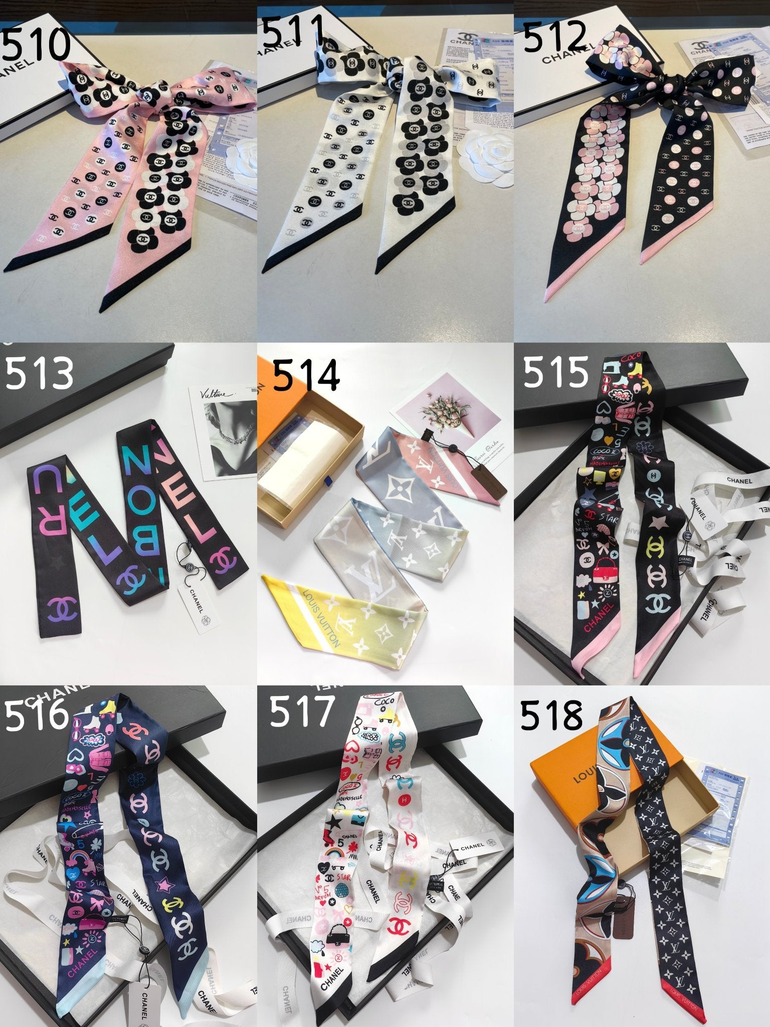 25SS New Silk Scarf