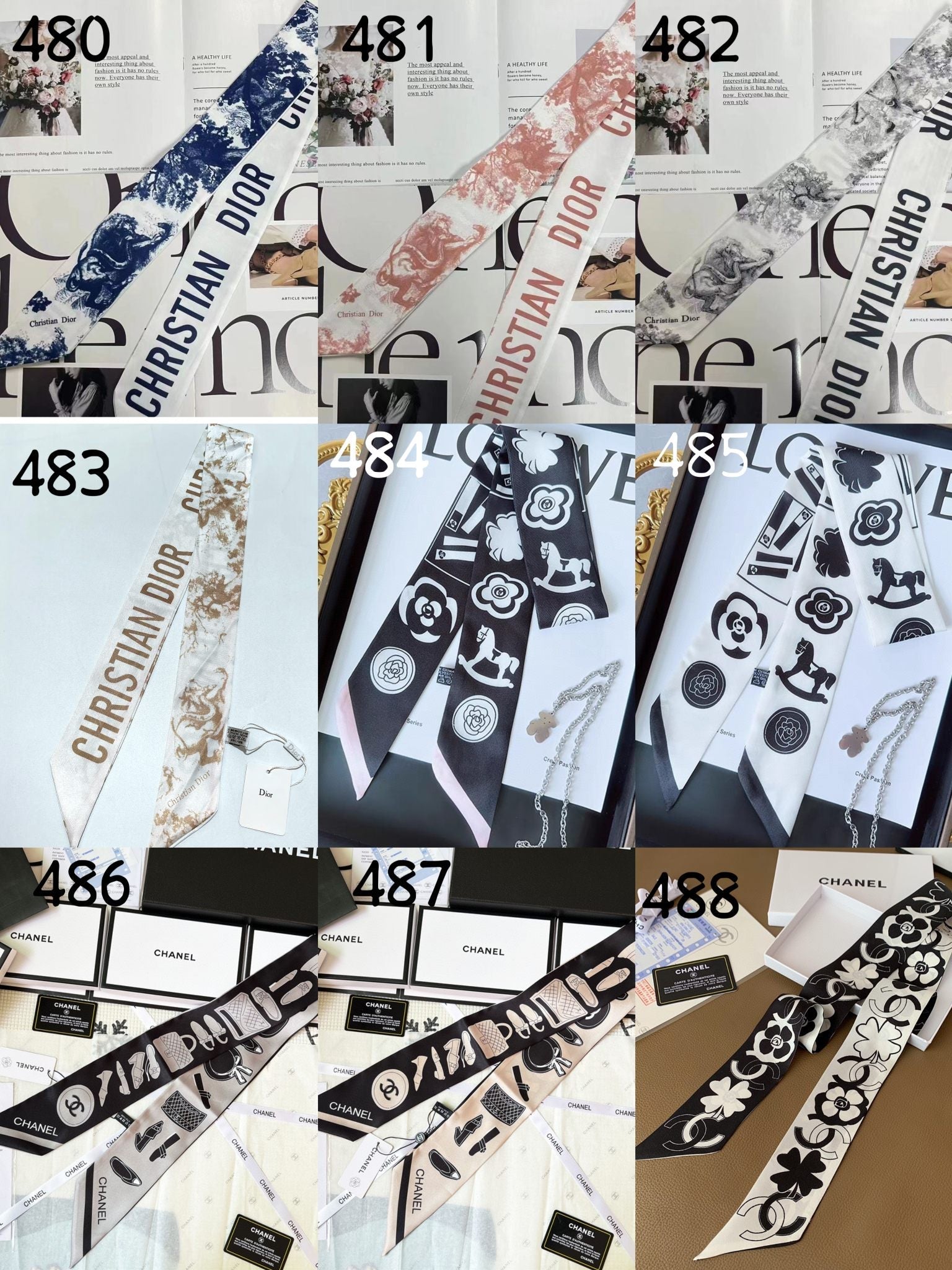 25SS New Silk Scarf