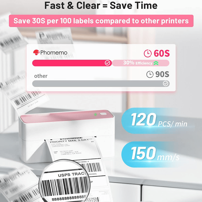 PM-241-BT Bluetooth Shipping Label Printer