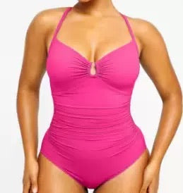 U-Ring Cutout Swimsuit