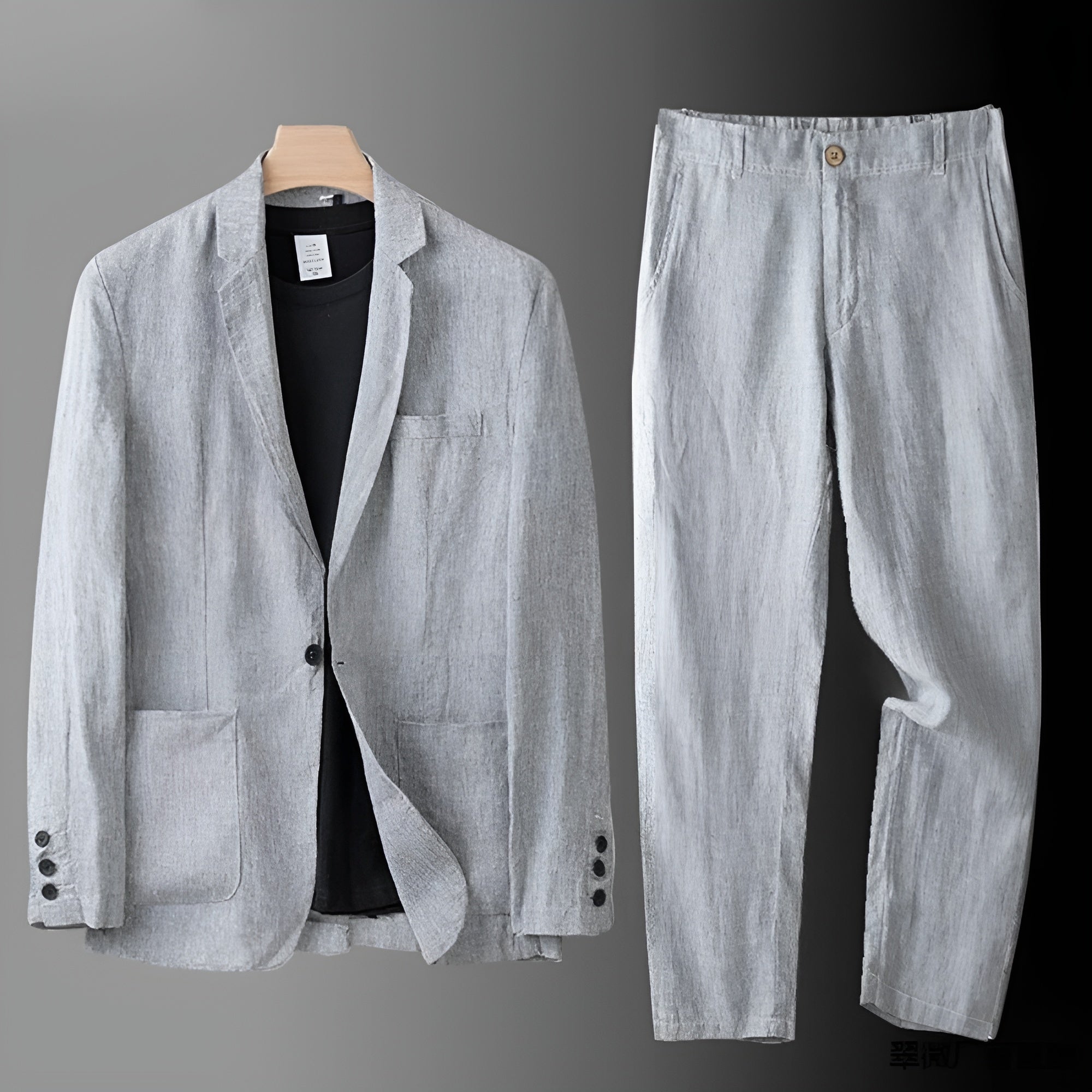 Alberto Conjunto de lino elegante