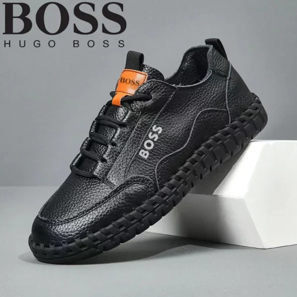 Urban Leather Contrast Sneakers | Clearance Sale
