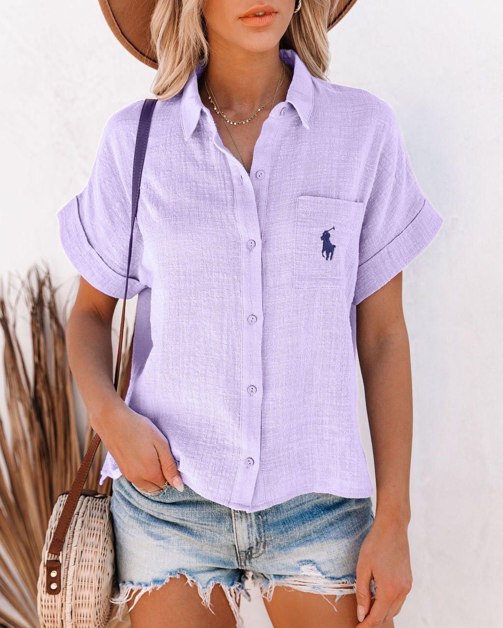 Summer Linen Short Sleeve Loose Fit Shirts