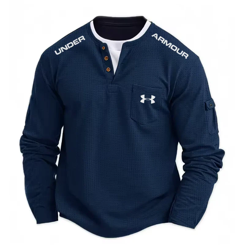 UA Men’s Waffle Knit Henley Shirt