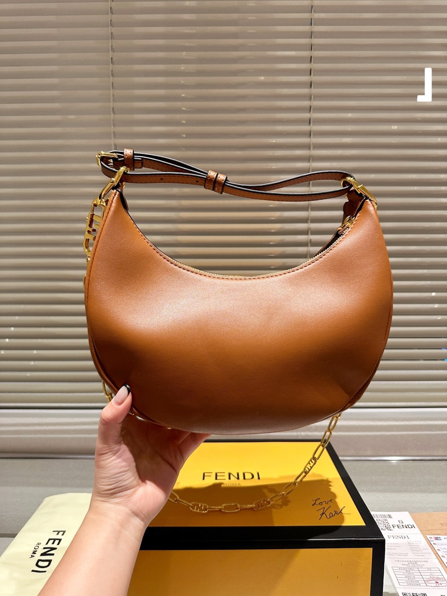 F new crescent bag