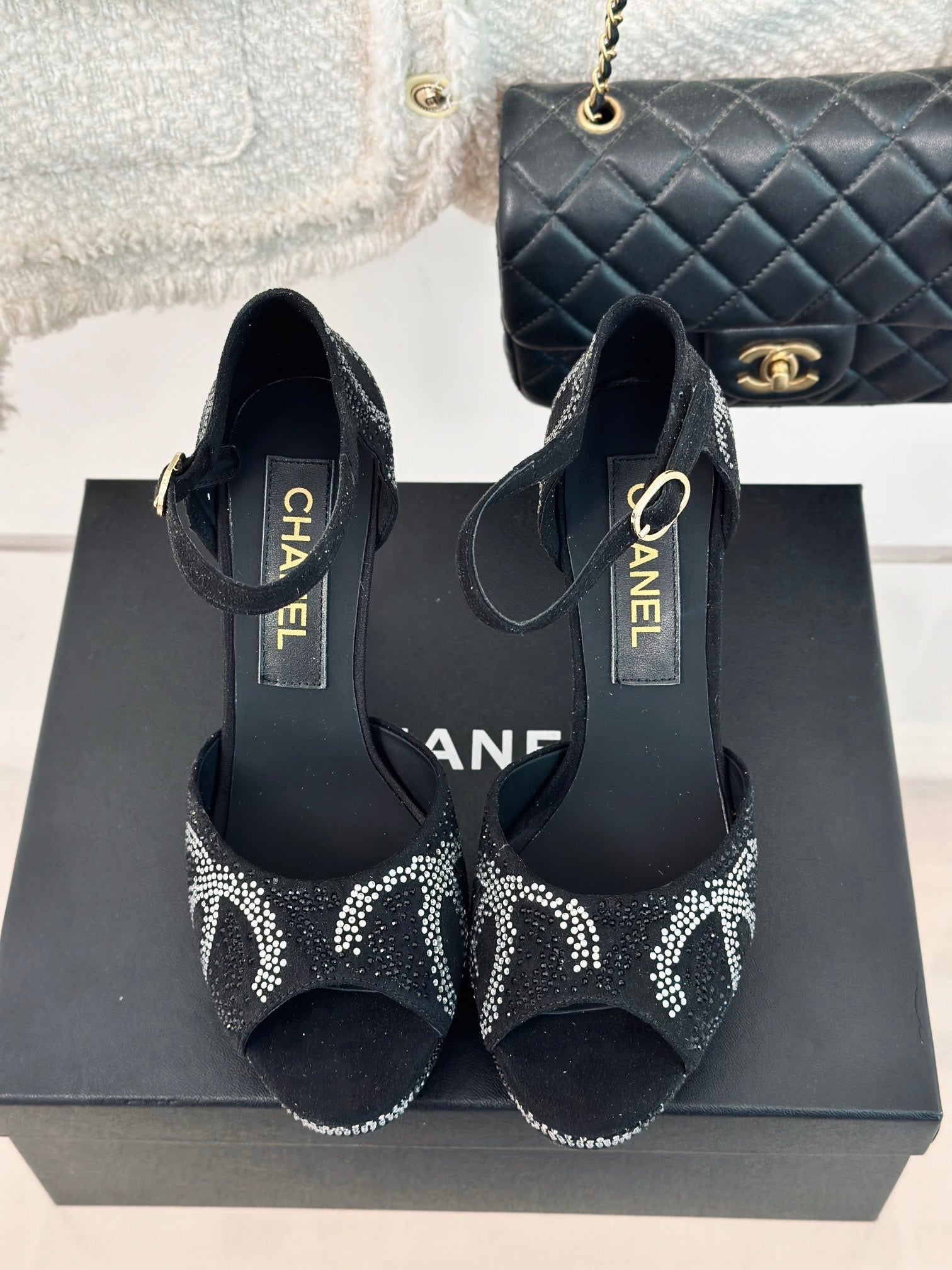 Xiaoxiang 24P new catwalk style waterproof platform high-heeled sandals VIP 1:1